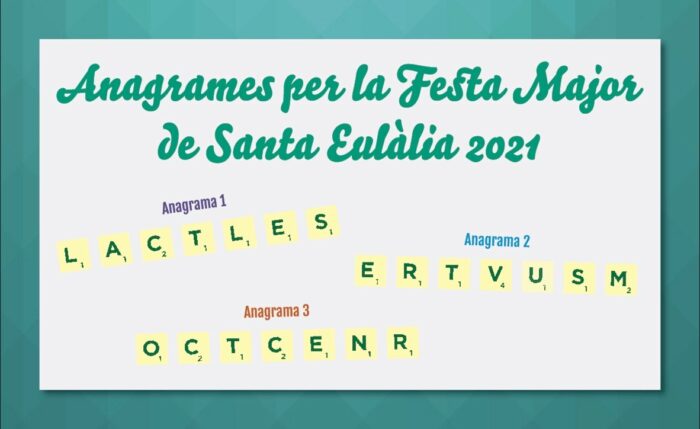 presentació festa major Santa Eulàlia 2021
